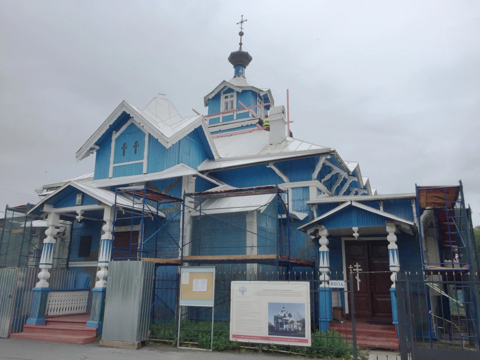Деревянную церковь Святого благоверного князя Александра Невского реставрируют в Красном Селе - tvspb.ru