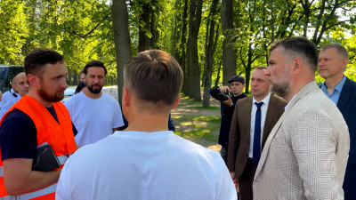 Евгений Разумишкин проинспектировал зелёные зоны