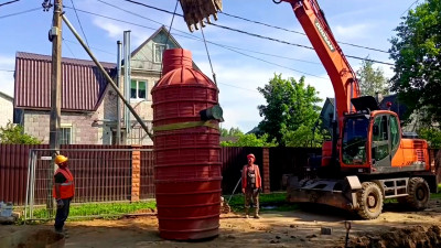 Строительство систем водоснабжения и канализации завершено на девяти улицах в Горелово