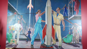 Детали. «Покорители космоса» Александра Дейнеки после реставрации