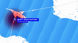 Морская карта Санкт-Петербурга. Форт «Константин»