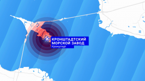 Морская карта Петербурга. Кронштадтский морской завод