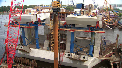 Александр Беглов: Средства казначейского инфраструктурного кредита на строительство Большого Смоленского моста внесут существенный вклад в развитие транспортной сети Петербурга