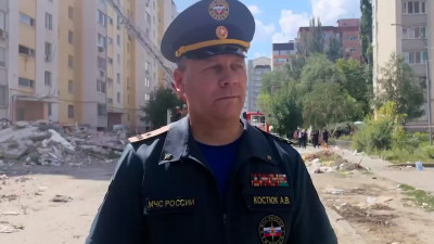 МЧС о ситуации со взрывом в многоэтажке в Саратове: Под завалами могут находиться люди