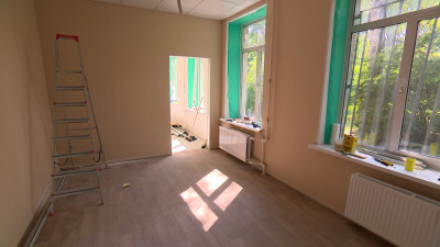 Как продвигается капремонт отделения скорой медицинской помощи «Городской поликлиники №17» Красногвардейского района