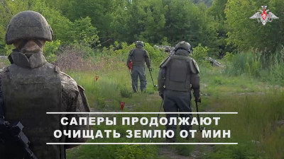 Российские саперы рассказали, как проходит разминирование в ЛНР