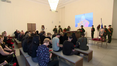 Как Петербург простился с ветераном Курской битвы и Почетным гражданином города Зиновием Меркиным