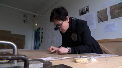 Как в Эрмитаже восстанавливают настенные росписи Пенджикента, найденные на раскопках в Таджикистане