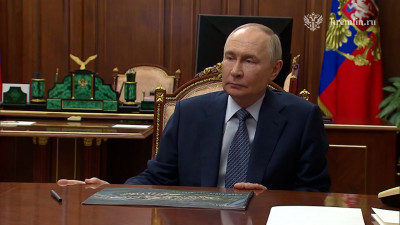 Владимир Путин встретился с главой Сбербанка Германом Грефом