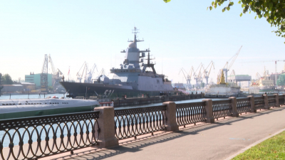 В Петербург прибыл корвет Балтийского флота ВМФ России «Сообразительный»