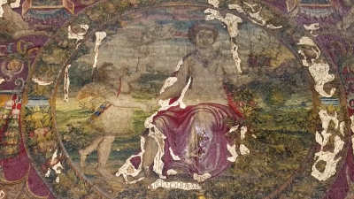 «Времена года»: как в мастерских Эрмитажа возвращают былой лоск тканным картинам XVI века