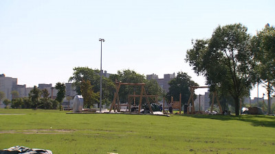 Пространство для спорта, общения и творчества: чем удивит петербуржцев обновленный Купчинский сквер