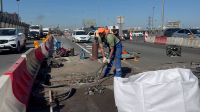 На внутреннем кольце КАД до 19 июля будут проводиться дорожные работы — движение ограничено