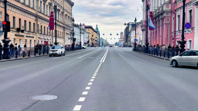 Движение на Невском проспекте ограничат в августе