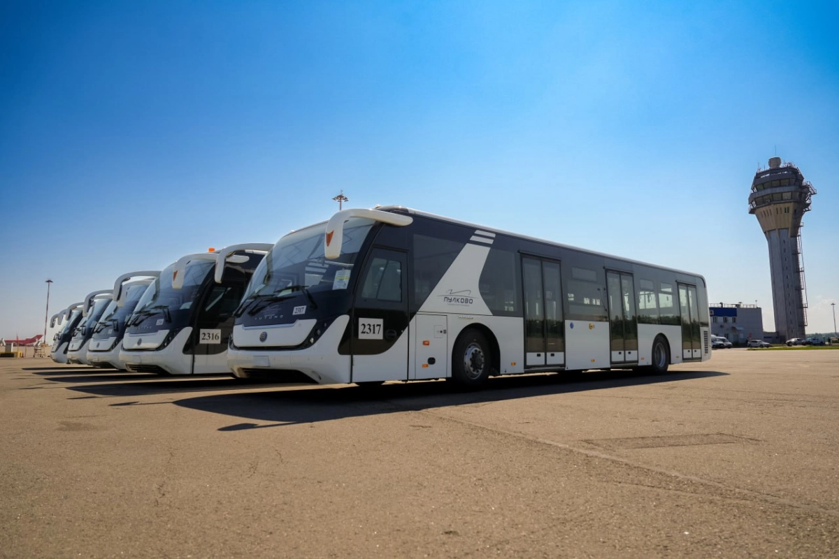 В аэропорту Пулково обновили парк перронных автобусов - tvspb.ru