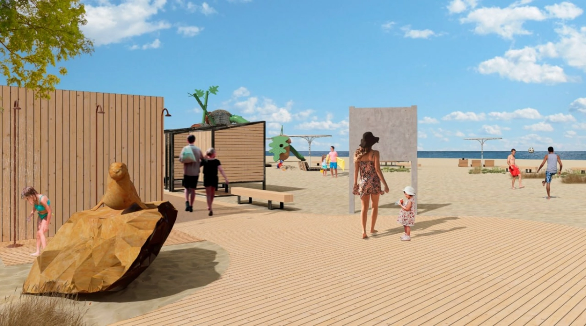 Как продвигается благоустройство пляжа «Дубковский» в Курортном районе - tvspb.ru