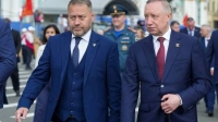 Александр Беглов поздравил председателя Законодательного собрания Александра Бельского с юбилеем