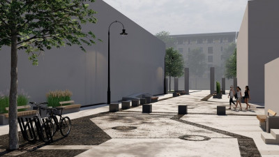 Пространство у Василеостровского рынка превратится в благоустроенную пешеходную зону