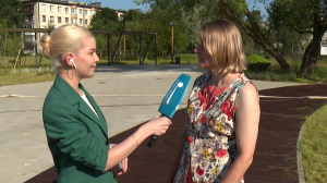 Всё — для жителей района и их активности: завершается реконструкция Купчинского сквера