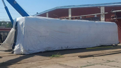 «Горэлектротранс» получил пятисекционный трамвай «Воевода»