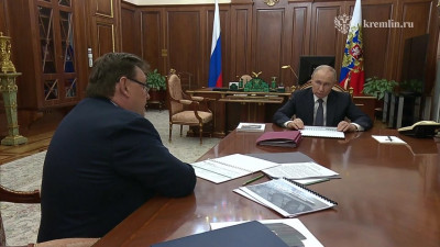 Владимир Путин встретился с Министром юстиции Константином Чуйченко