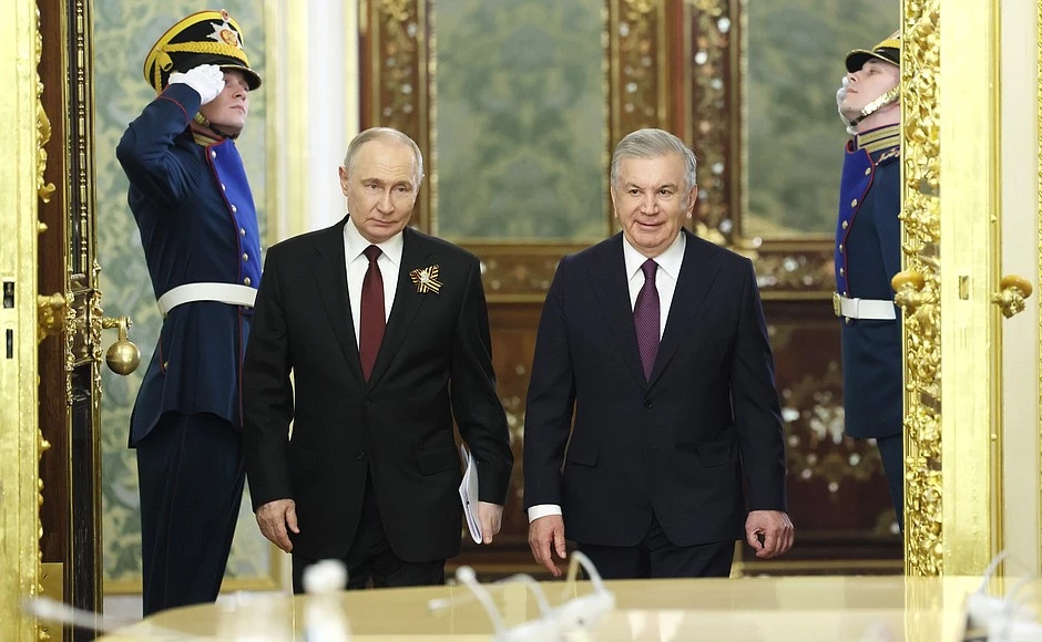 Владимир Путин поздравил президента Узбекистана Шавката Мирзиёева с днем рождения - tvspb.ru