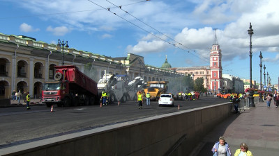 В Петербурге стартовал третий этап ремонта Невского проспекта