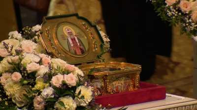 Ковчег с частицей мощей святителя Тихона прибыл в Казанский собор