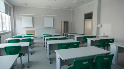 В Выборгском районе готовится к открытию новая школа с двумя бассейнами