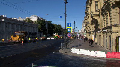 Стартовал следующий этап ремонта Невского проспекта – от Садовой улицы до площади Восстания