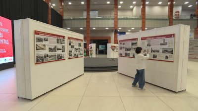 В парке «Россия – Моя история» открылась выставка «Память, застывшая в камне. Битва за Ленинград»