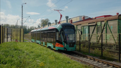 Александр Беглов: Началась доставка первых трамвайных вагонов в депо линии «Славянка»