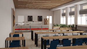 Необычная школьная столовая по проекту старшеклассников