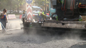 Замена дорожного полотна на Каменноостровском проспекте