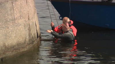 Как продвигается спасательная операция по вызволению кота из облицовки набережной Фонтанки