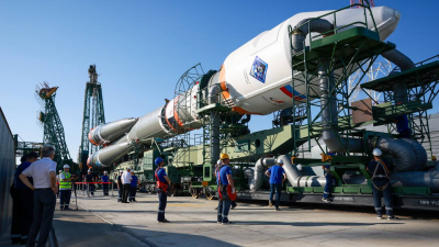 Состоялся вывоз ракеты «Союз» с биологическим спутником «Бион-М» № 2