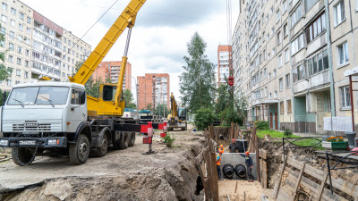 Александр Беглов: Реконструкция теплосетей на территории Ржевка-Пороховые завершена на год раньше срока