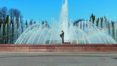 «Водоканал» завершает помывку городских фонтанов, которая шла всю неделю