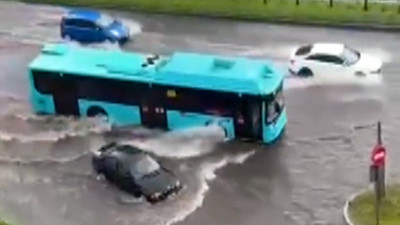 Сильные дожди в Петербурге: Колпино лидирует по количеству осадков