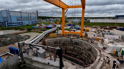 Александр Беглов: Петербург получит от федерального центра почти 12 млрд рублей на продолжение строительства второй нитки Главного канализационного коллектора