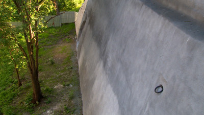 Подпорные стены Петровского оврага в Кронштадте спасли от разрушения