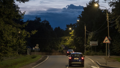 Александр Беглов: Морскую улицу в Ломоносове осветили 90 светодиодных фонарей