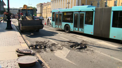 Началось масштабное обновление Невского проспекта