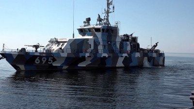 Бойцы Ленинградской ВМБ Балтийского флота провели тренировку по обороне пункта базирования