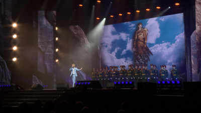 В Ледовом дворце прошел концерт в честь окончания Ленинградской битвы