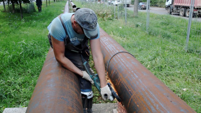На улице Кораблестроителей обновили более пяти километров трубопровода