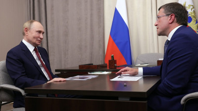 Владимир Путин провел встречу с губернатором Нижегородской области Глебом Никитиным