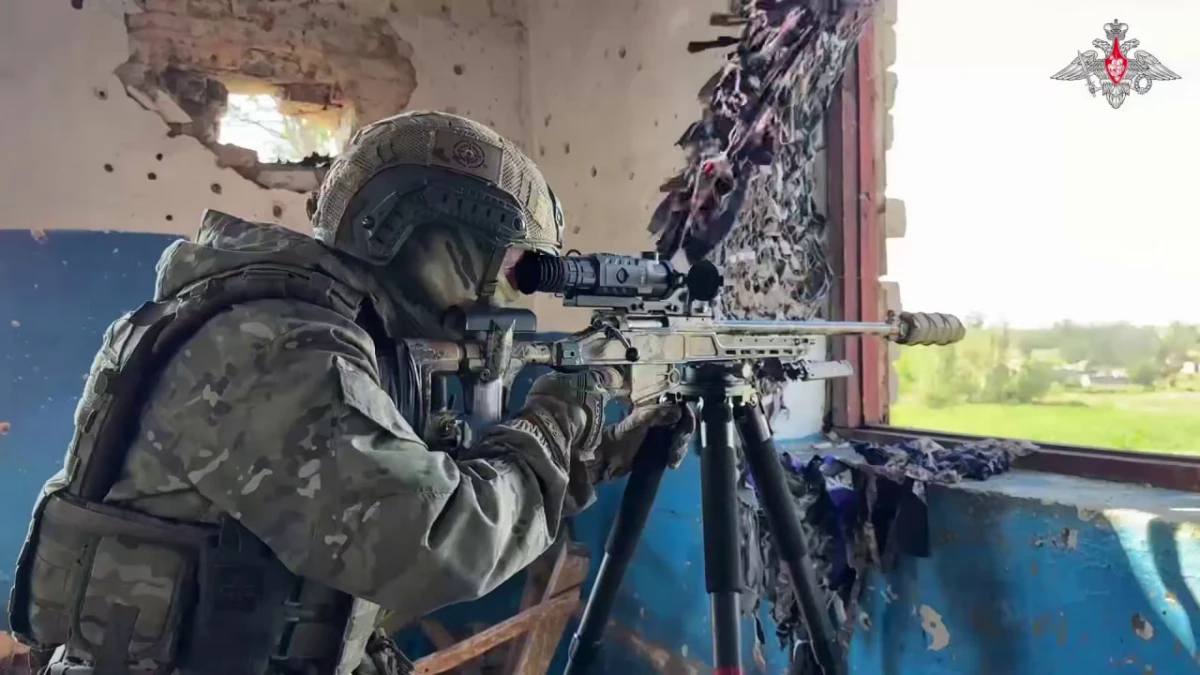 Снайперы группировки войск «Центр» уничтожили десятки ударных дронов ВСУ на Красноармейском направлении - tvspb.ru