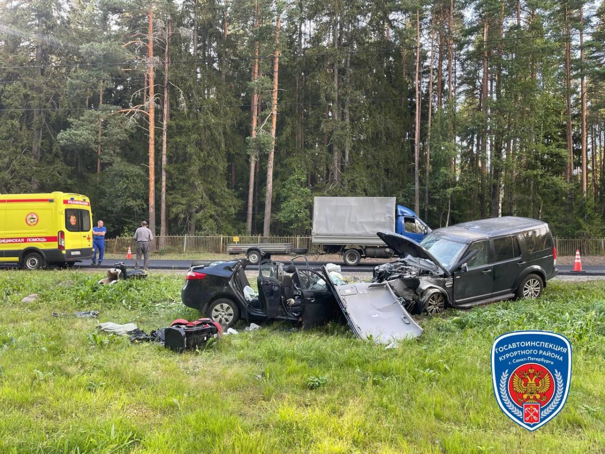 В серьезном ДТП в Курортном районе пострадал водитель «Киа» - tvspb.ru