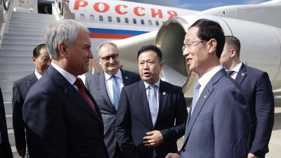 Вячеслав Володин прибыл в Чанчунь